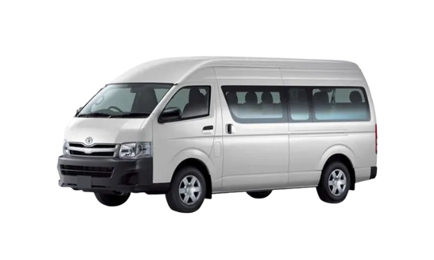 Hiace Grand Cabin rental with driver in Islamabad